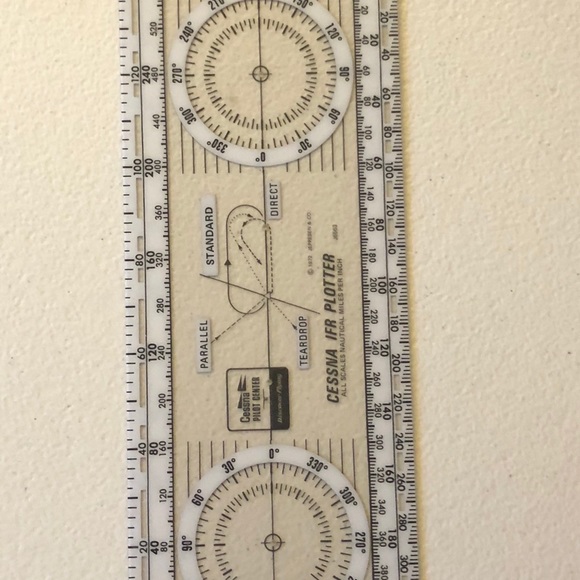Computer slide rule-flight computer w/ case - Picture 4 of 8